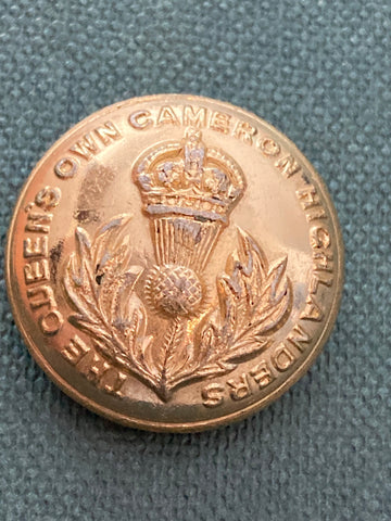 Queen’s Own Cameron Highlanders Button