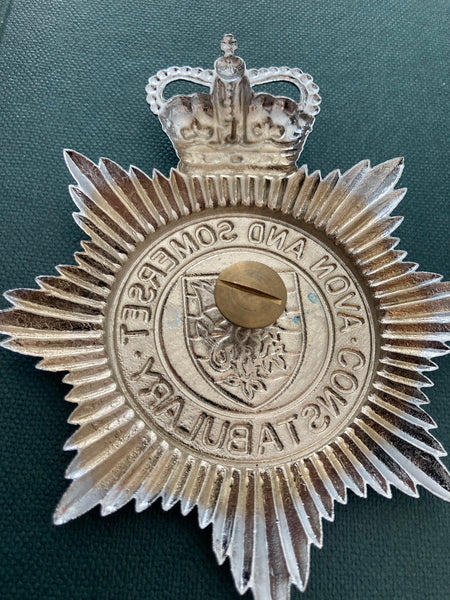 Avon & Somerset Constabulary Helmet Plate