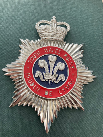 South Wales Police Helmet Plate