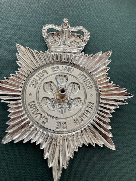 South Wales Police Helmet Plate