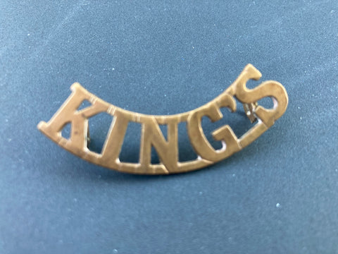 King’s Own Regt Title Badge