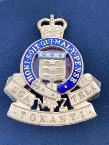 NZ Ordnance Corps Enamel Cap Badge