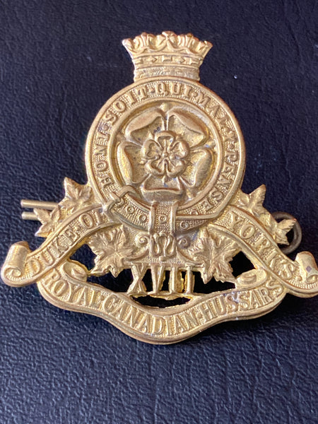 Royal Canadian Hussars Cap Badge