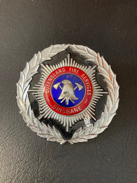 Queensland Fire Services Brisbane Cap Badge
