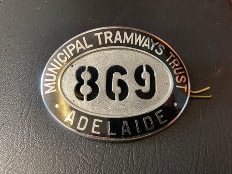 Adelaide Municipal Tramways Trust Cap Badge