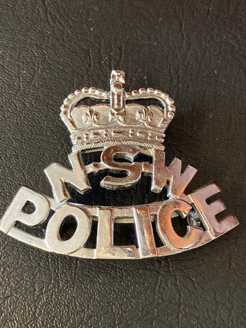 NSW Police Skeleton Cap Badge