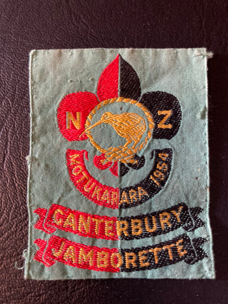 1954 Scouts NZ Canterbury Jamborette Patch