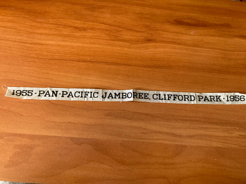 1955-56 Pan Pacific Jamboree Ribbon.