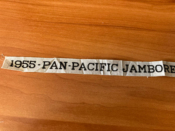 1955-56 Pan Pacific Jamboree Ribbon.