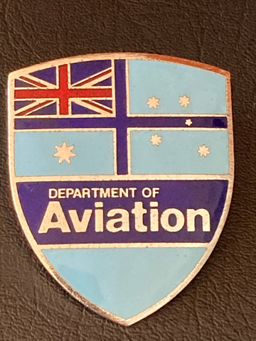 Australian Department of Aviation Cap Badge