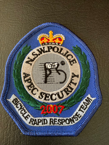 NSW 2007 Police APEC Security Patch
