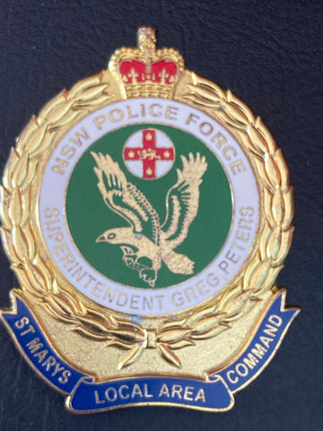 Superintendents Presentation Cap Badge