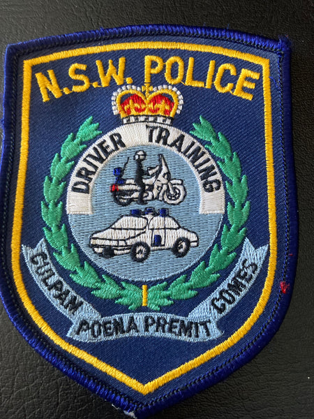NSW Police Driver Training Patch