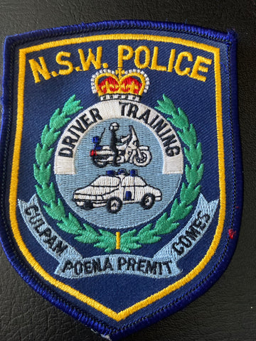 NSW Police Driver Training Patch