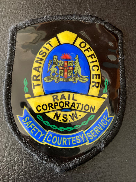 NSW Rail Corporation Transit Officer Vinyl Patch