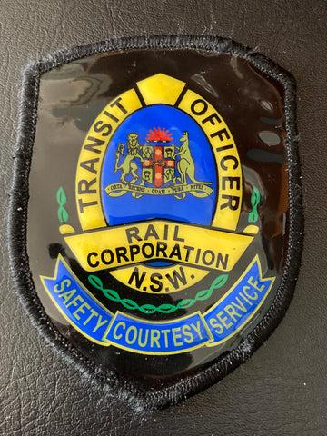 NSW Rail Corporation Transit Officer Vinyl Patch