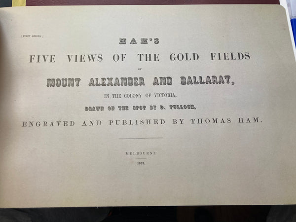 1852 - The Gold Diggings of Victoria