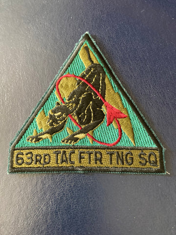 USAF 63rd Tactical Fighting Squadron Patch