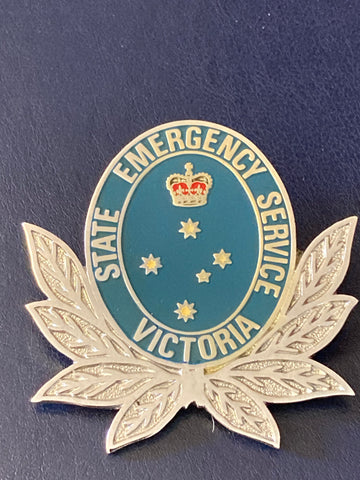 Victoria SES Cap Badge