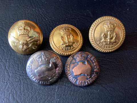 Assorted - Australian Armed Forces Buttons