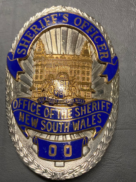 Prototype NSW Sheriff’s Enamel Badge