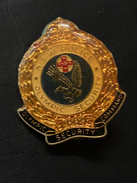 NSW Police Olympic Security Badge