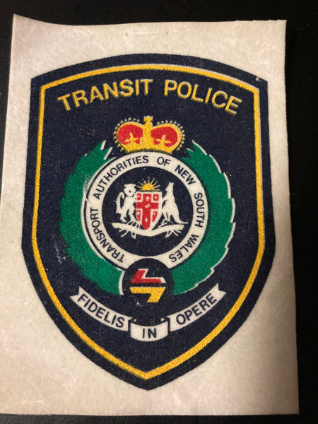 Obsolete - NSW Transit Police Iron on Patch