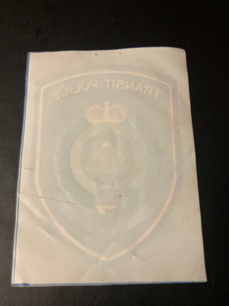 Obsolete - NSW Transit Police Iron on Patch