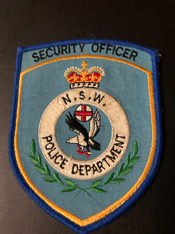 Vintage - NSW Police Department Security Officer Patch
