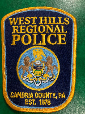 West Hills Regional Police Patch