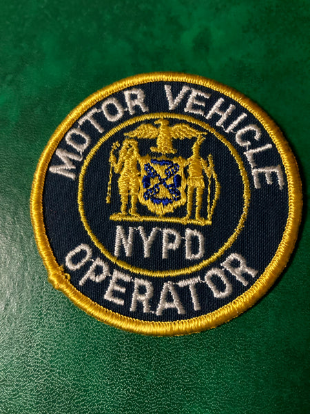 NYPD Motor Vehicle Operator Patch