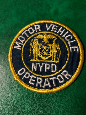 NYPD Motor Vehicle Operator Patch