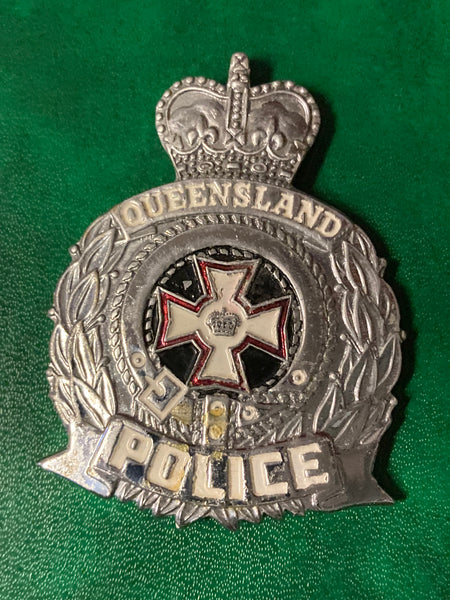 Vintage - Queensland Police Cap Badge