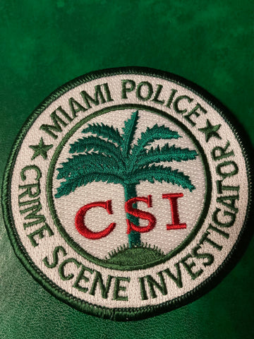 Miami Police CSI Patch