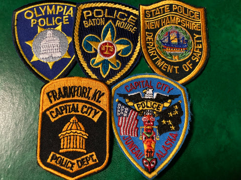5 - US Police Mini Patches