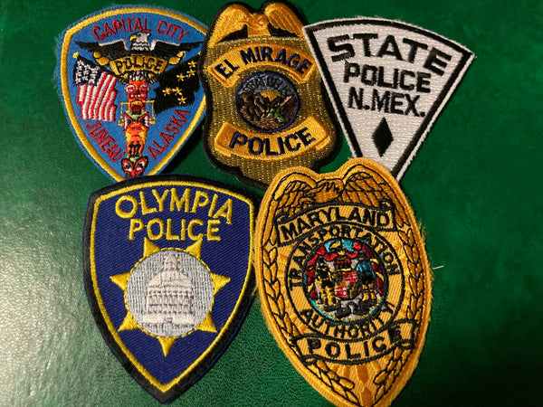 5 - US Police Mini Patches