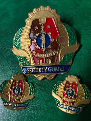 Philippines Security Guard Badge Set