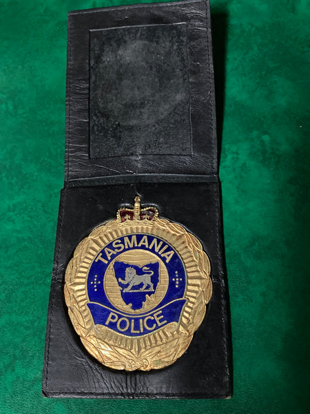 Vintage - Tasmania Police Wallet Badge