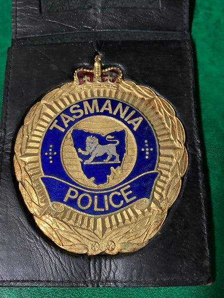 Vintage - Tasmania Police Wallet Badge