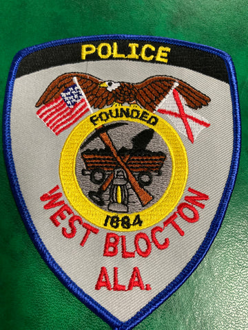 West Blocton Alabama Police Patch