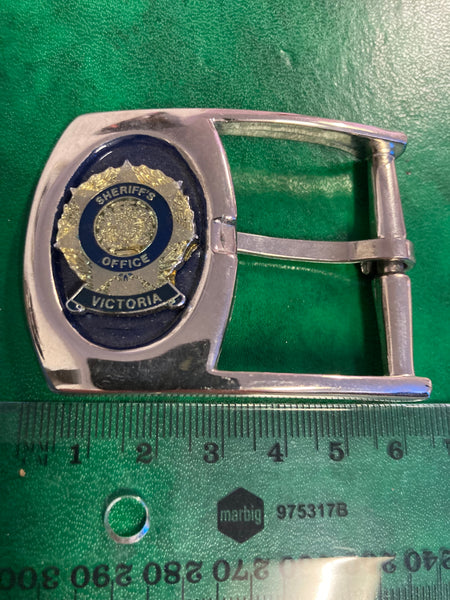Victoria Sheriff’s Office Belt Buckle