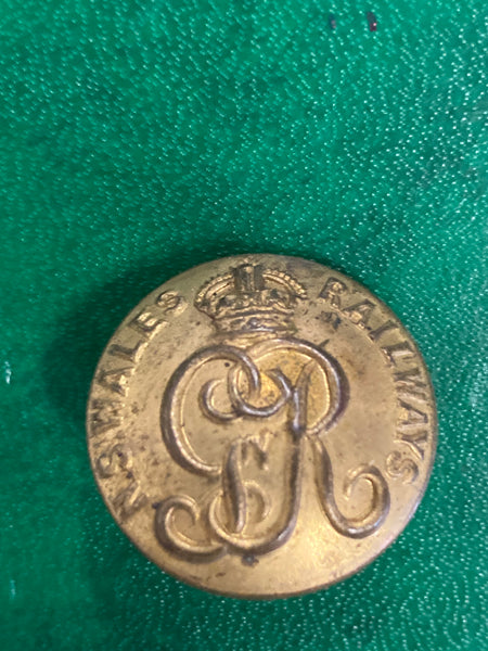 NSW Railways Brass Button