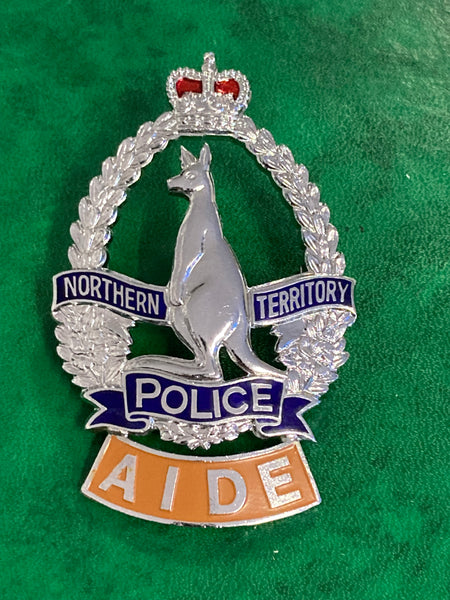 NT Police Aide ( Black Tracker ) Cap Badge