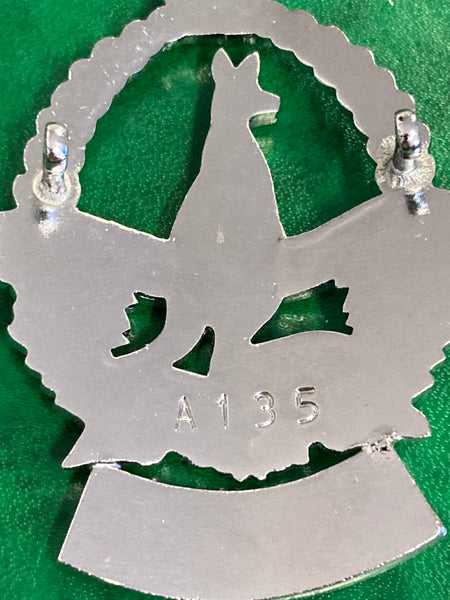 NT Police Aide ( Black Tracker ) Cap Badge