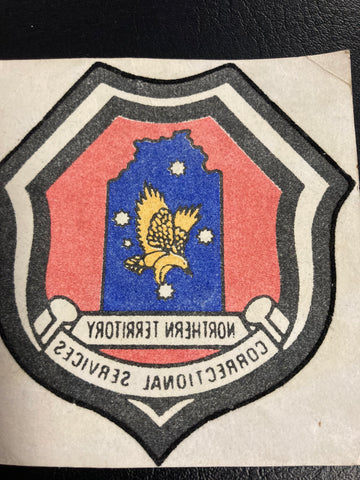 NT Correctional Service Iron On Patch