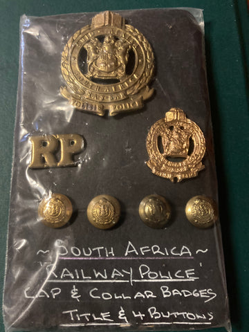 South African Railway Police Badges