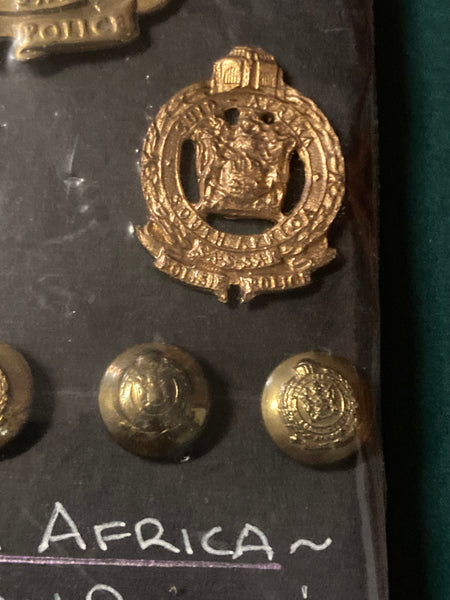 South African Railway Police Badges