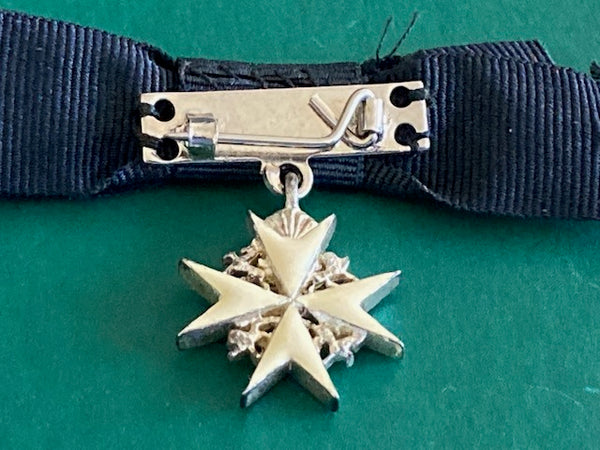 Order of St John Enamel & Silver Breast Badge