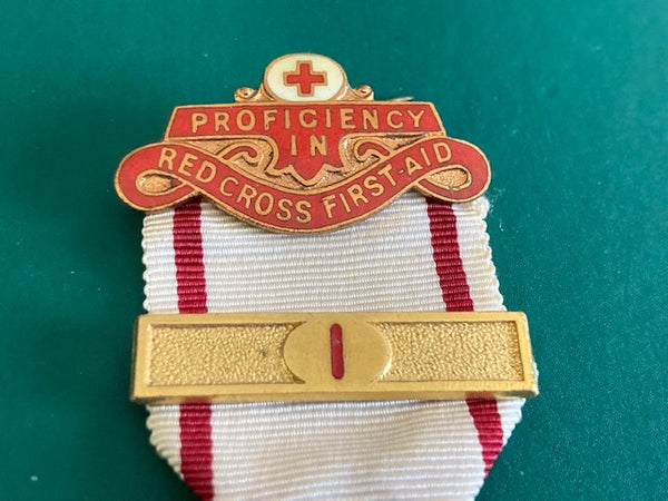 Red Cross First Aid Proficiency Medal