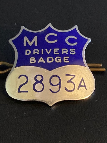 Melbourne City Council Drivers Enamel Cap Badge